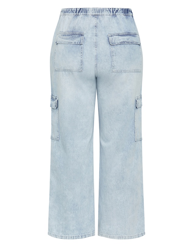 City Chic - Harley Fit Remi Wide Leg Cargo Jean