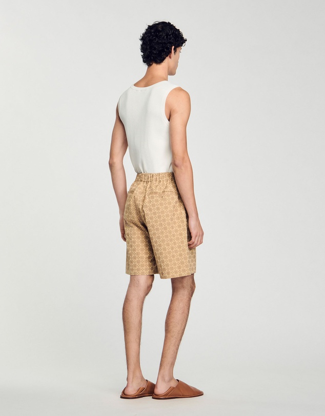Sandro - Cross Cotton Shorts