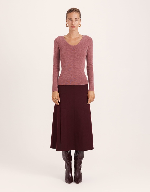 SABA - Janet Merino Wool Scoop Neck Knit