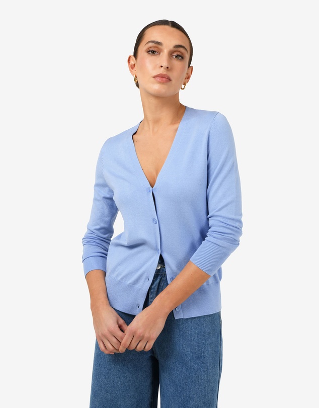 Forcast - Nicolette V-Neck Knit Cardigan
