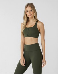 Lorna Jane - Easy Zip On Max Support Sports Bra