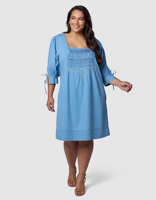 Indigo Tonic - Verity Chambray Mini Dress