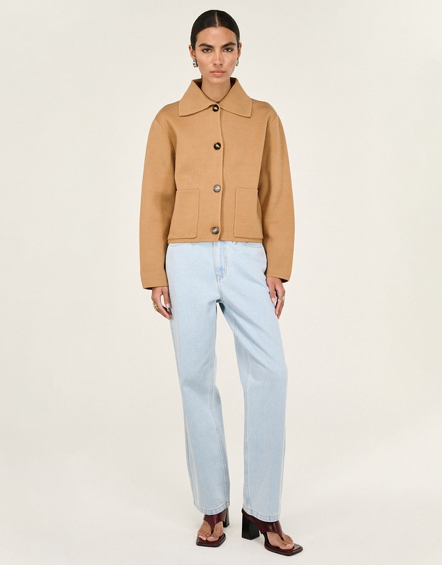 Staple the Label - Aura Knit Barn Jacket