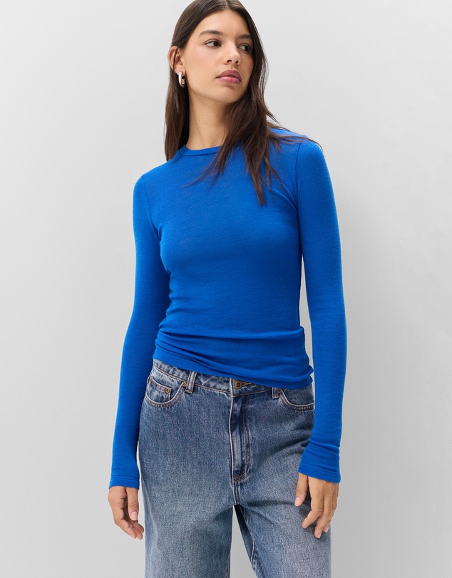 UNISON - Merino Crew Neck Top