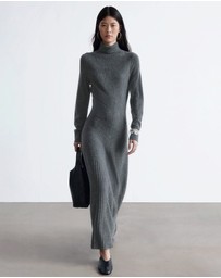& Other Stories - Merino Wool Turtleneck Maxi Dress