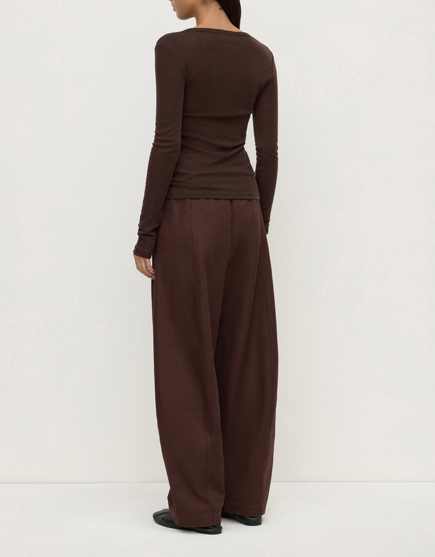 Assembly Label - Nora Merino Wool Henley Top