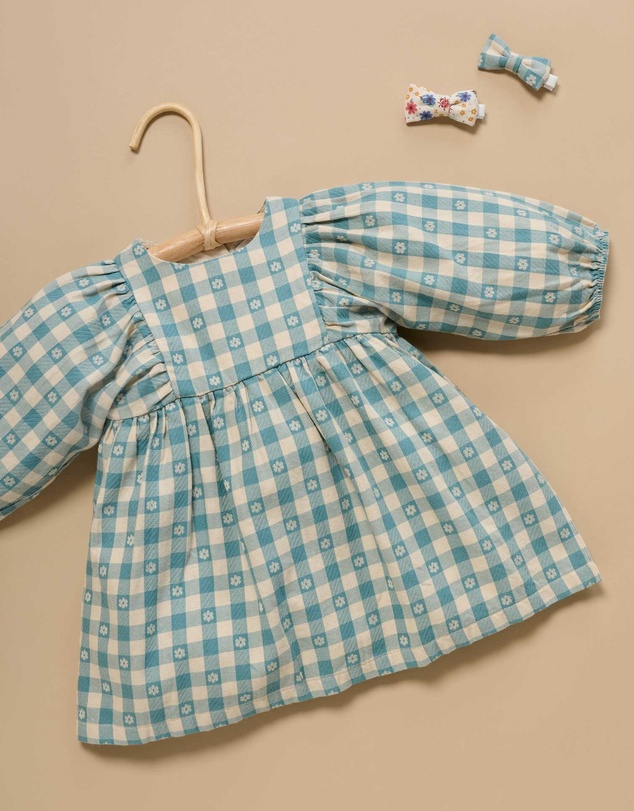 Purebaby - Gathered Dress -Kids-Babies