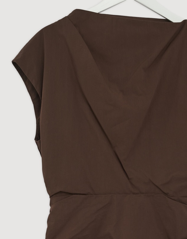 Revibe - Repaired Shona Joy Campbell Draped Tie Mini Dress - AU 10