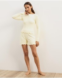 Atmos&Here - Karli Long Sleeve and Shorts Pyjama Set
