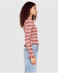 MINKPINK - Anouk Shirred Top