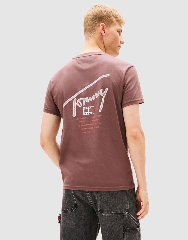 Tommy Jeans - Regular Sign Backprint Short Sleeve T-Shirt