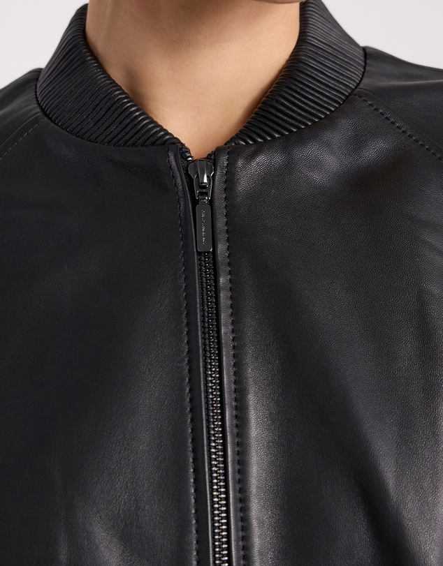 David Lawrence - Ellen Leather Bomber Jacket
