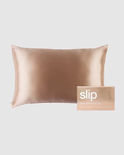Queen Silk Pillowcase Invisible Zipper Closure