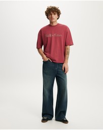 Cotton On - Cropped Fit Music T-Shirt