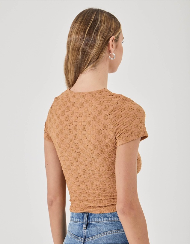 Rolla's - Daisy Lace Tee - Caramel