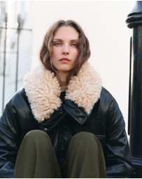 M.N.G - Pleated Trousers With Button Detail