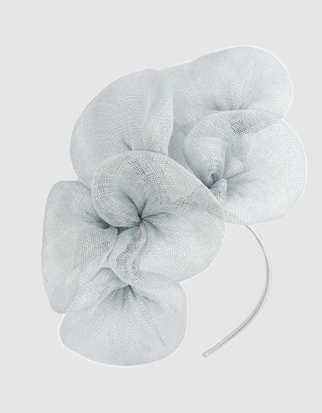 Max Alexander - Large Lilly Blue Flower Fascinator