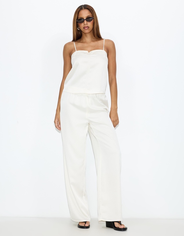 Dazie - Golden Hour Satin Drawstring Pants