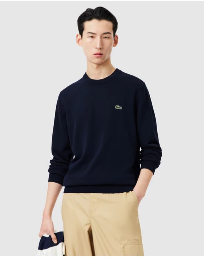 Lacoste - Classic Cotton Crew Neck Knit Jumper