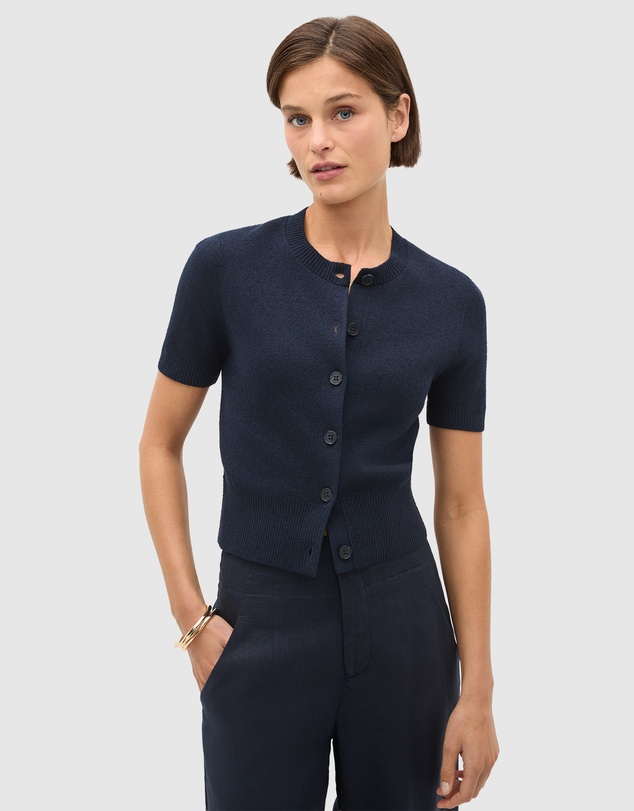 Seed Heritage - Boucle Short Sleeve Cardigan