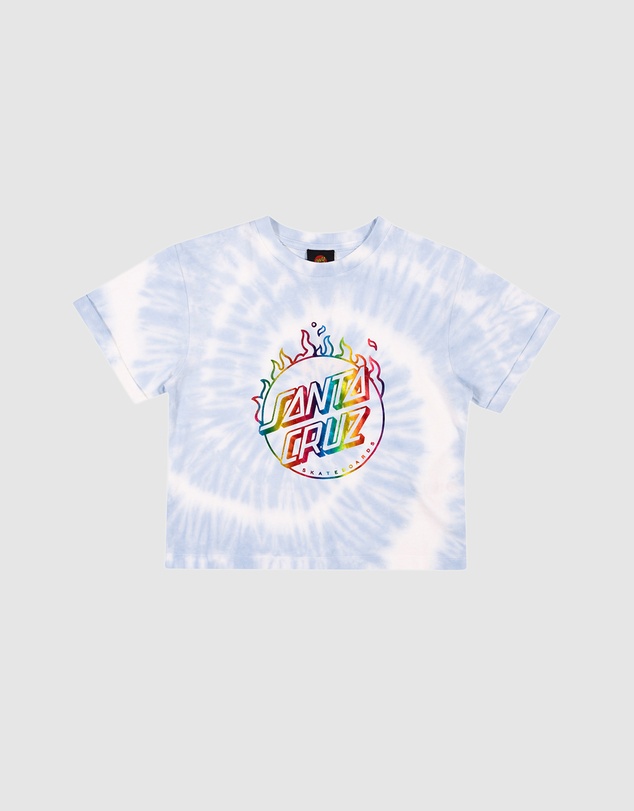 Santa Cruz - Minimal Burnt Opus Rainbow Front Cropped - Kids-Teens