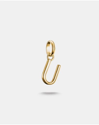 THOMAS SABO - THOMAS SABO Connect Charm letter U Gold