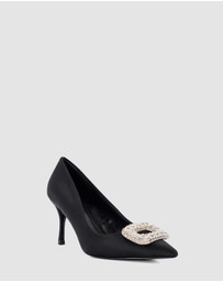 Dune London - Aquamarine - Black