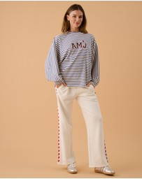 Araminta James - AMJ Waffle LS Top