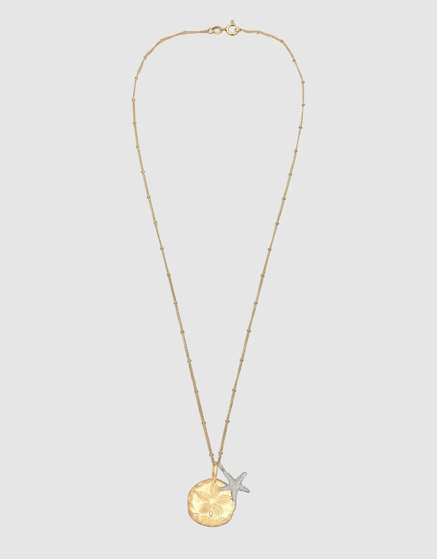 Elli Jewelry - Necklace Flower 925 Sterling Silver Gold-Plated
