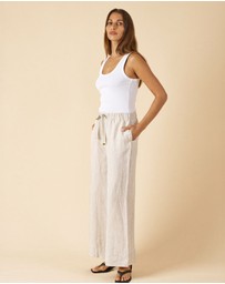 CAMIXA - Palazzo Linen Pants
