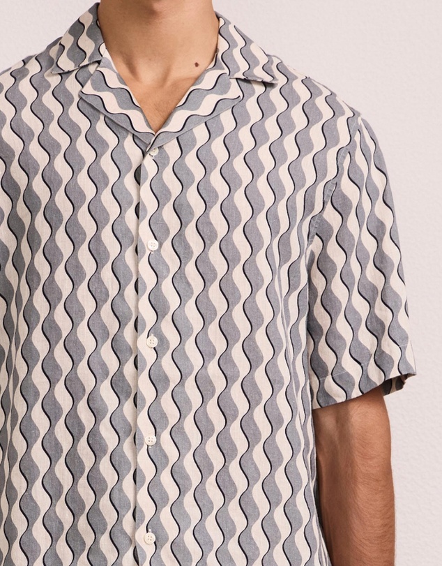 Frescobol Carioca - Roberto Linen SS Shirt
