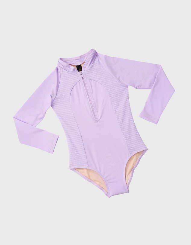 Aqua Blu Kids - Stepping Stones Long Sleeve One Piece - Kids