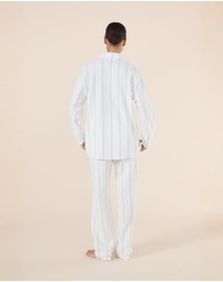 Gingerlilly - Amelie Stripe Cotton Long PJ set