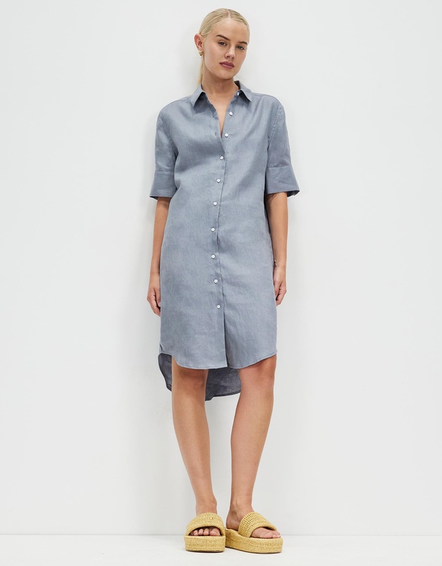 White By FTL - Hettie Shirt Dress