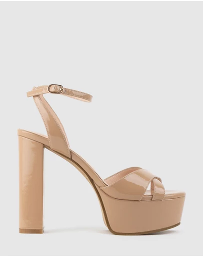 Edward Meller - RACHEL125 Crossover Platform Sandal