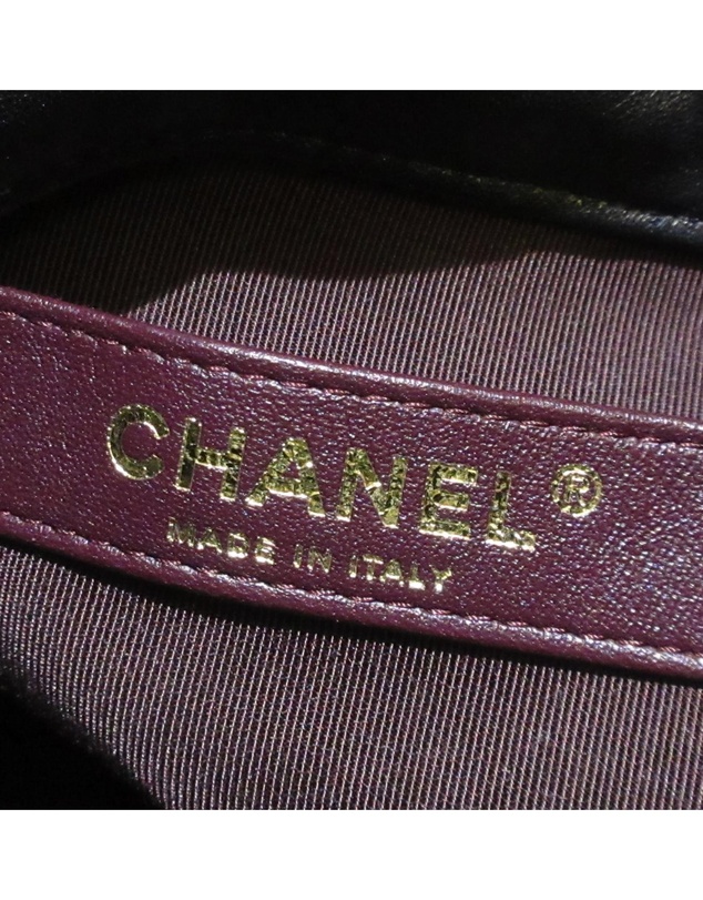 Pre-Loved by Azura Reborn - Pre-Loved Chanel CC Chain Lambskin Leather Bucket Bag