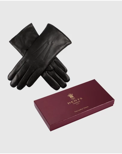 DENTS - Cashmere-Lined Kangaroo Leather Gloves