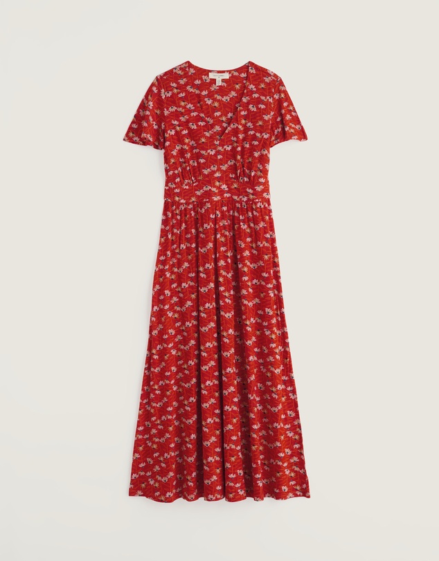 Seasalt - Seasalt Cornwall Red Chateaux Maxi Dress