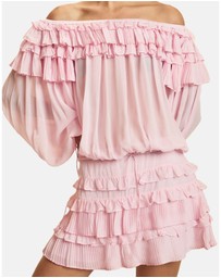 Cynthia Rowley - Off Shoulder Ruffle Blouse