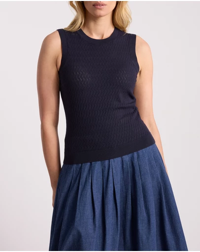 David Lawrence - Allegra Knit Tank