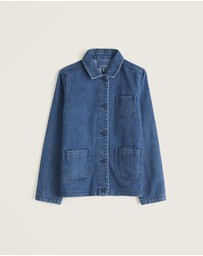 Seasalt - Seasalt Cornwall Blue Reading Rocks Denim Jacket