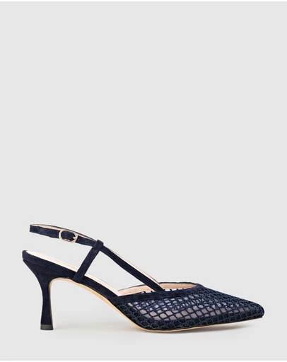 Edward Meller - DELILAH75 Mesh Slingback Pump