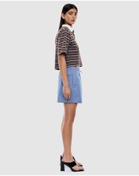 ENA PELLY - Violet Short Sleeve Polo