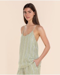 Gingerlilly - Polly Linen Cami and Short Set