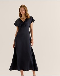 Review - Montague Satin Dress