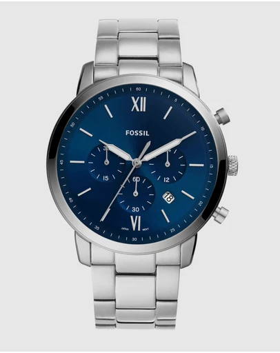 Fossil - Neutra Silver Tone Chronograph Watch
