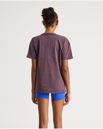 Upstate - Thrive Tee - Perfectly Plum Snow Wash