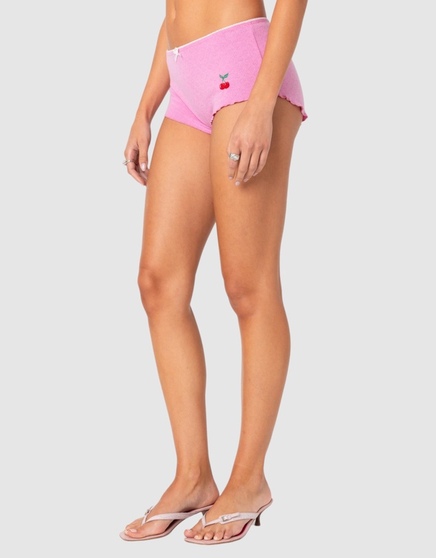 EDIKTED - Cherrie Pointelle Shorts