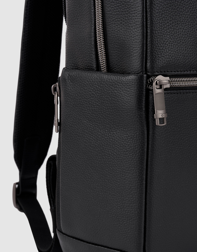 Samsonite - Classic Leather 14.1'' Laptop Backpack With Handles