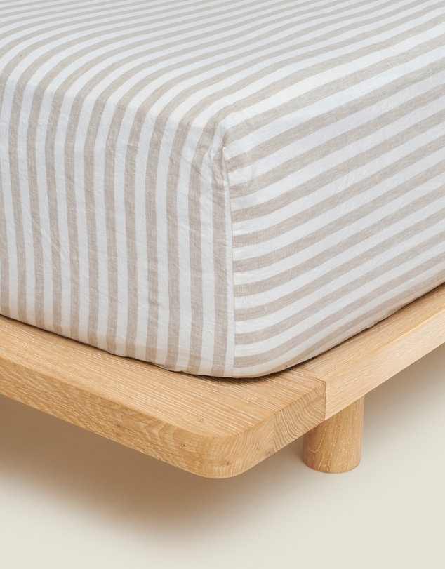 Carlotta + Gee - 100% Linen Fitted Sheet